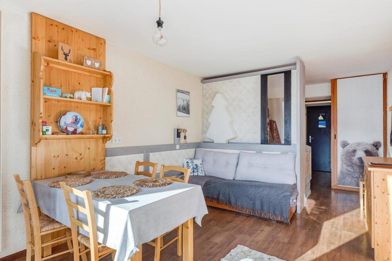 Sunny Studio With Balcony La Clusaz Kültér fotó